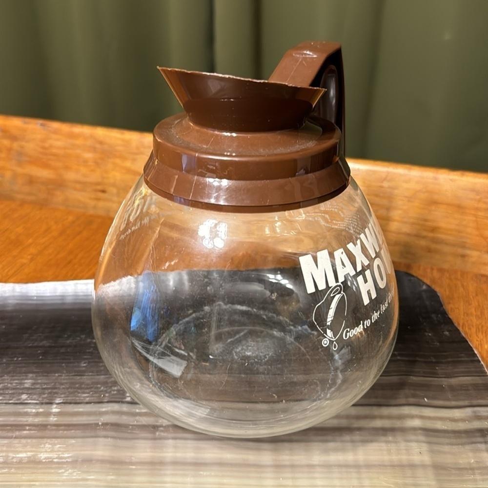 Vintage Maxwell House Glass Coffee E-174 Carafe Vintage Maxwell House Coffee Pot - Picture 7 of 13